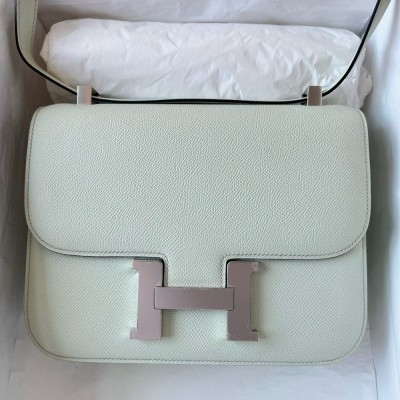 Hermes Constance 1-24 Mirror Bag In Vert Fizz Epsom Calfskin TDBS26466