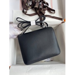 Hermes Constance 18 Handmade Bag In Black Swift Calfskin TDBS26468