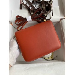 Hermes Constance 18 Handmade Bag In Sienna Swift Calfskin TDBS26481