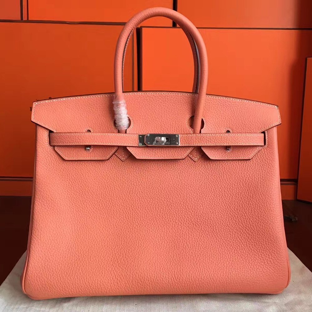 Hermes Crevette Clemence Birkin 40cm Handmade Bag TDBS26224