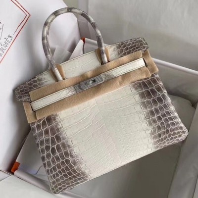 Hermes Diamond Birkin 30cm In Himalaya Niloticus Crocodile Skin TDBS26227