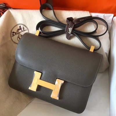 Hermes Epsom Constance 24cm Ardoise Handmade Bag TDBS26517