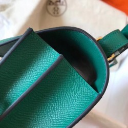 Hermes Epsom Constance 24cm Malachite Handmade Bag TDBS26526