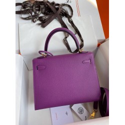 Hermes Epsom Kelly 25cm Sellier Handmade Anemone Bag TDBS26842