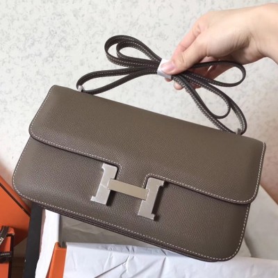 Hermes Etoupe Epsom Constance Elan 25cm Bag TDBS26534