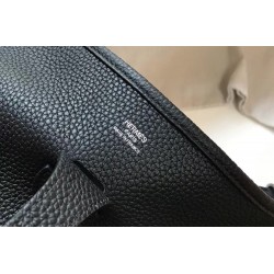 Hermes Evelyne III 29 Bag In Black Clemence Leather TDBS26632