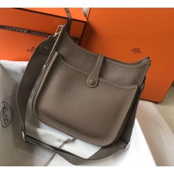 Hermes Evelyne III 29 Bag In Taupe Clemence Leather TDBS26644