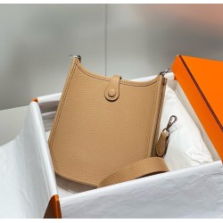 Hermes Evelyne III TPM Bag In Chai Clemence Leather TDBS26653