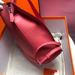 Hermes GR24 Backpack In Pink Everycolor Calfskin TDBS25991