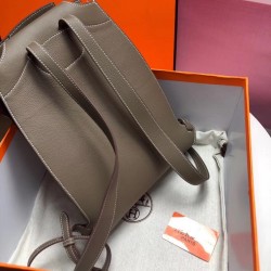 Hermes GR24 Backpack In Taupe Everycolor Calfskin TDBS25993