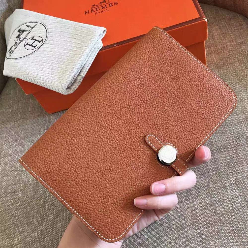 Hermes Gold Dogon Duo Combined Wallet TDBS27749