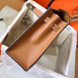 Hermes Gold Epsom Kelly 28cm Handmade Bag TDBS26866