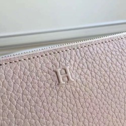 Hermes Grey Clemence Azap Zipped Wallet TDBS27752