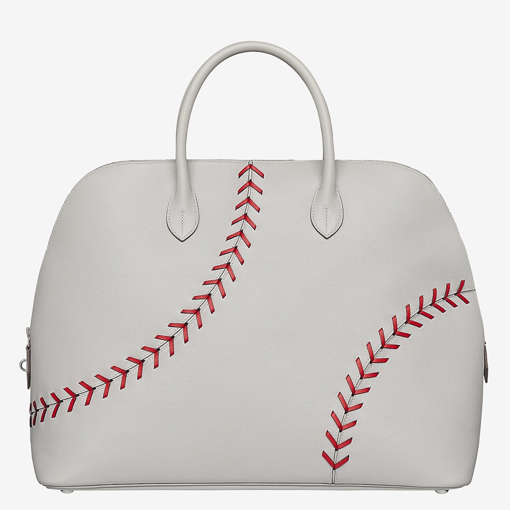 Hermes Gris Perle Bolide 1923 45 Baseball Bag TDBS26370