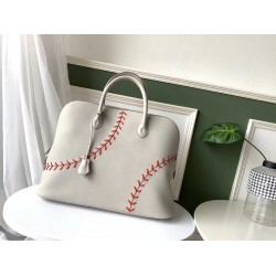 Hermes Gris Perle Bolide 1923 45 Baseball Bag TDBS26370