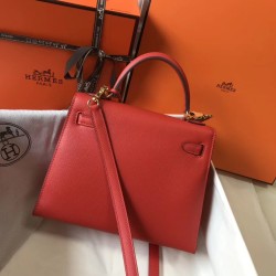 Hermes Kelly 25cm Sellier Bag In Piment Epsom Leather TDBS26908