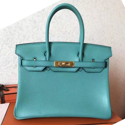 Hermes Lagon Birkin 30cm Clemence Handmade Bag TDBS26260