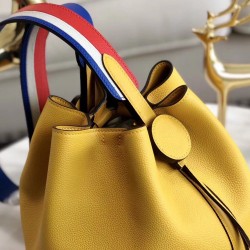 Hermes Licol 17cm Bag In Yellow Evercolor Calfskin TDBS27348