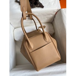 Hermes Lindy 26 Handmade Bag In Chai Swift Calfskin TDBS27381