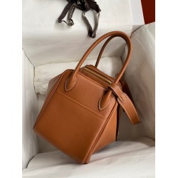 Hermes Lindy 26 Handmade Bag In Gold Swift Calfskin  TDBS27388