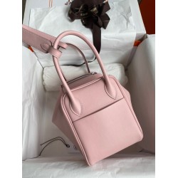 Hermes Lindy 26 Handmade Bag In Rose Sakura Swift Calfskin TDBS27399