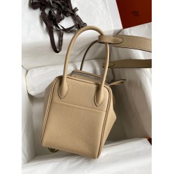 Hermes Lindy 26 Handmade Bag In Trench Clemence Leather TDBS27402