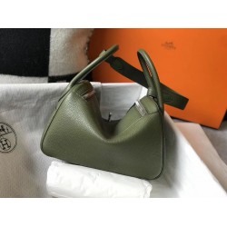 Hermes Lindy 26cm Bag In Canopee Clemence With PHW TDBS27414