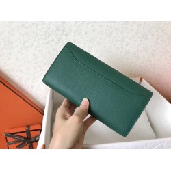 Hermes Malachite Epsom Constance Long Wallet TDBS27786