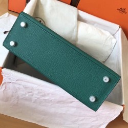 Hermes Malachite Epsom Kelly 28cm Handmade Bag TDBS27219