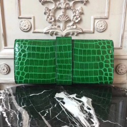 Hermes Medor Clutch Bag In Bamboo Crocodile Leather TDBS26606