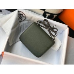 Hermes Mini Constance 18cm Epsom Vert Olive Bag TDBS26545