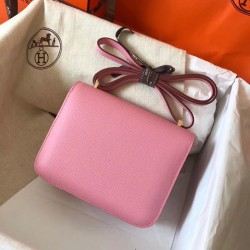 Hermes Mini Constance 18cm Pink Epsom Bag TDBS26550