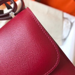 Hermes Mini Constance 18cm Ruby Epsom Bag TDBS26556