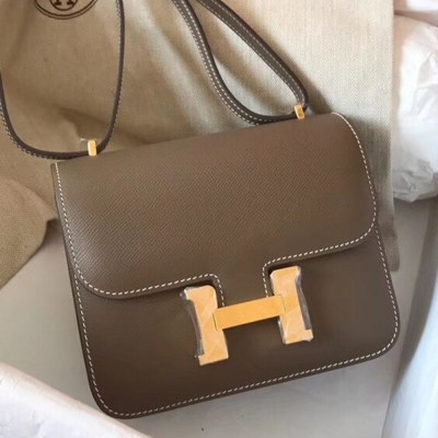 Hermes Mini Constance 18cm Taupe Epsom Bag TDBS26558