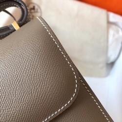 Hermes Mini Constance 18cm Taupe Epsom Bag TDBS26558