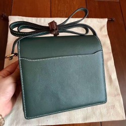 Hermes Mini Sac Roulis Bag In Green Swift Leather TDBS27626