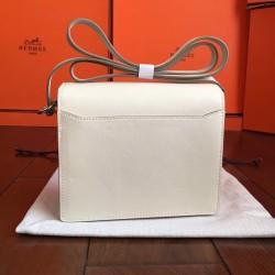 Hermes Mini Sac Roulis Bag In Ivory Swift Leather TDBS27627