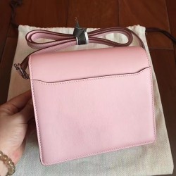 Hermes Mini Sac Roulis Bag In Rose Dragee Swift Leather TDBS27630