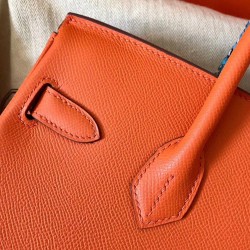 Hermes Orange Birkin 30cm Epsom Handmade Bag TDBS26280