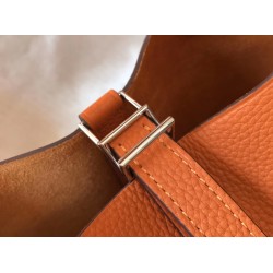 Hermes Picotin Lock 18 Bag In Orange Clemence Leather TDBS27529