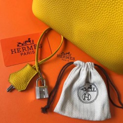 Hermes Picotin Lock 18 Bag In Yellow Clemence Leather TDBS27537