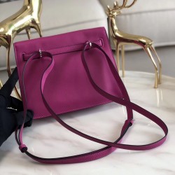 Hermes Rose Purple Swift Kelly Danse Bag TDBS27289