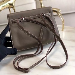 Hermes Taupe Swift Kelly Danse Bag TDBS27316