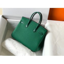 Hermes Touch Birkin 25cm Limited Edition Green Bag TDBS26333