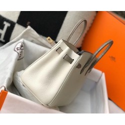 Hermes Touch Birkin 25cm Limited Edition White Bag TDBS26335