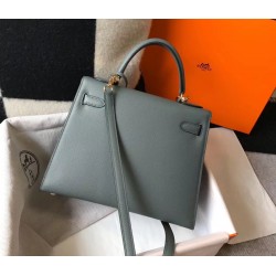 Hermes Vert Amande Epsom Kelly 28cm Sellier Bag GHW TDBS27325