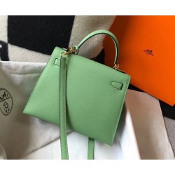 Hermes Vert Criquet Epsom Kelly 28cm Sellier Bag GHW TDBS27328