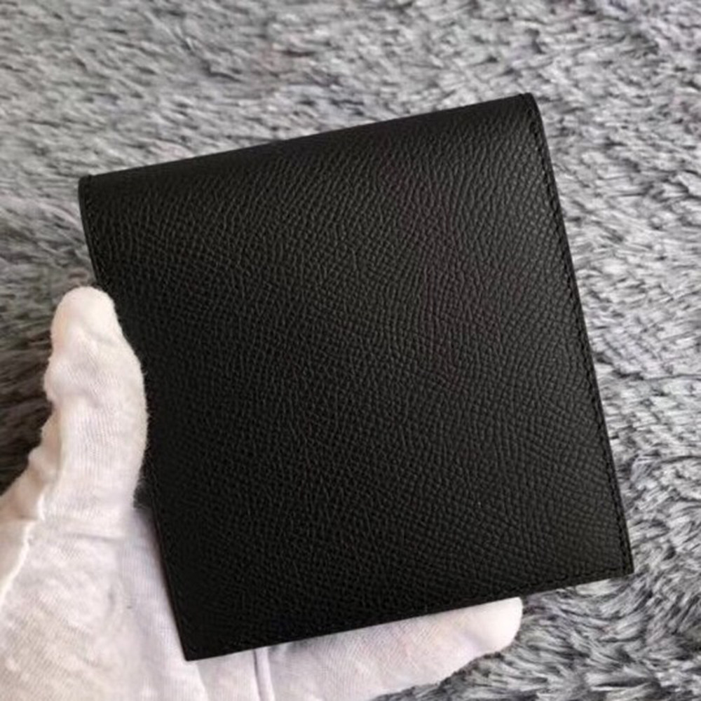 Hermes Black MC2 Copernic Compact Wallet