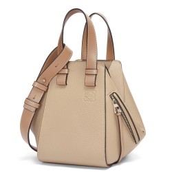 Loewe Compact Hammock Bag in Sand Grained Calfskin TDBS27904