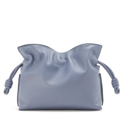 Loewe Flamenco Clutch In Atlantic Blue Nappa Leather TDBS27854